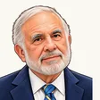 伊坎 Carl Icahn 插畫頭像