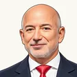 貝佐斯 Jeff Bezos 插畫頭像