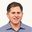 麥可·戴爾 Michael Dell 插畫頭像