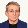 季辛格 Pat Gelsinger 插畫頭像