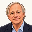 達利歐 Ray Dalio 插畫頭像