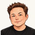 馬斯克 Elon Musk 插畫頭像