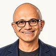 納德拉 Satya Nadella 插畫頭像