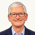 庫克 Tim Cook 插畫頭像